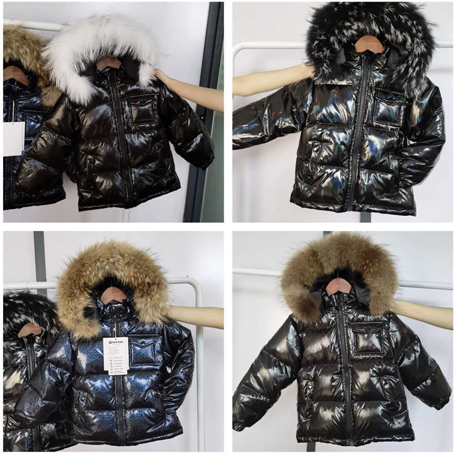 Orangmom Teen Winter Children's Roupas para baixo Casaco Meninos Meninas Roupas Parka Kids Jaquetas Snowsuit por 2-14 anos 210916