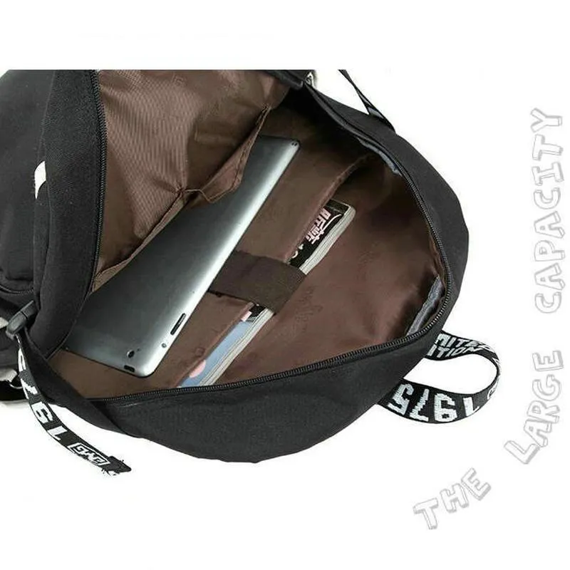 حقيبة الظهر Gorillaz Demon Days Daypack Rock Band Schoolbag Design Design Design Rucksack Satchel Bag Bag Computer Day Pack315k