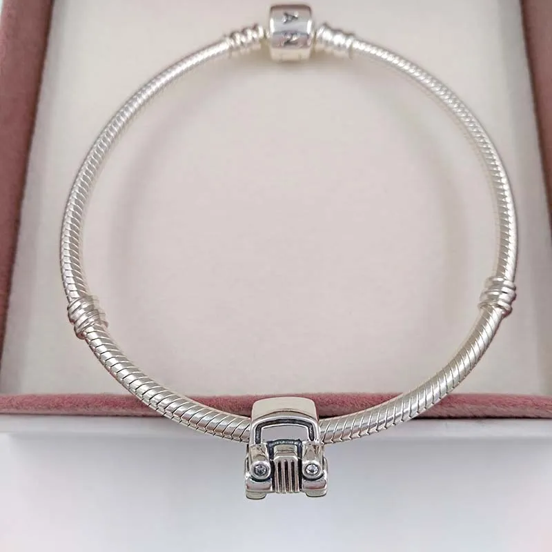 charms pärlor för huvudstrand smycken grossist gör kit bil pandora 925 sterling silver armband set kvinnor flickor kedja pärla hängsmycke halsband bröllop set 790405cz