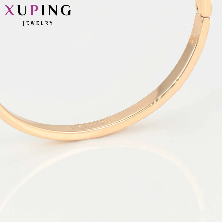 Xuping Fashion Bangle New Arrival High Quality Jewelry for Women Luxury Synthetic Cubic Zirconia Wholesale Gift 50788 Q0719