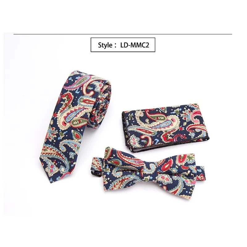 Tie Set Skinny Flower Rose Wedding Pocket Square zakdoek Butterfly stropdas geschenken voor mannen