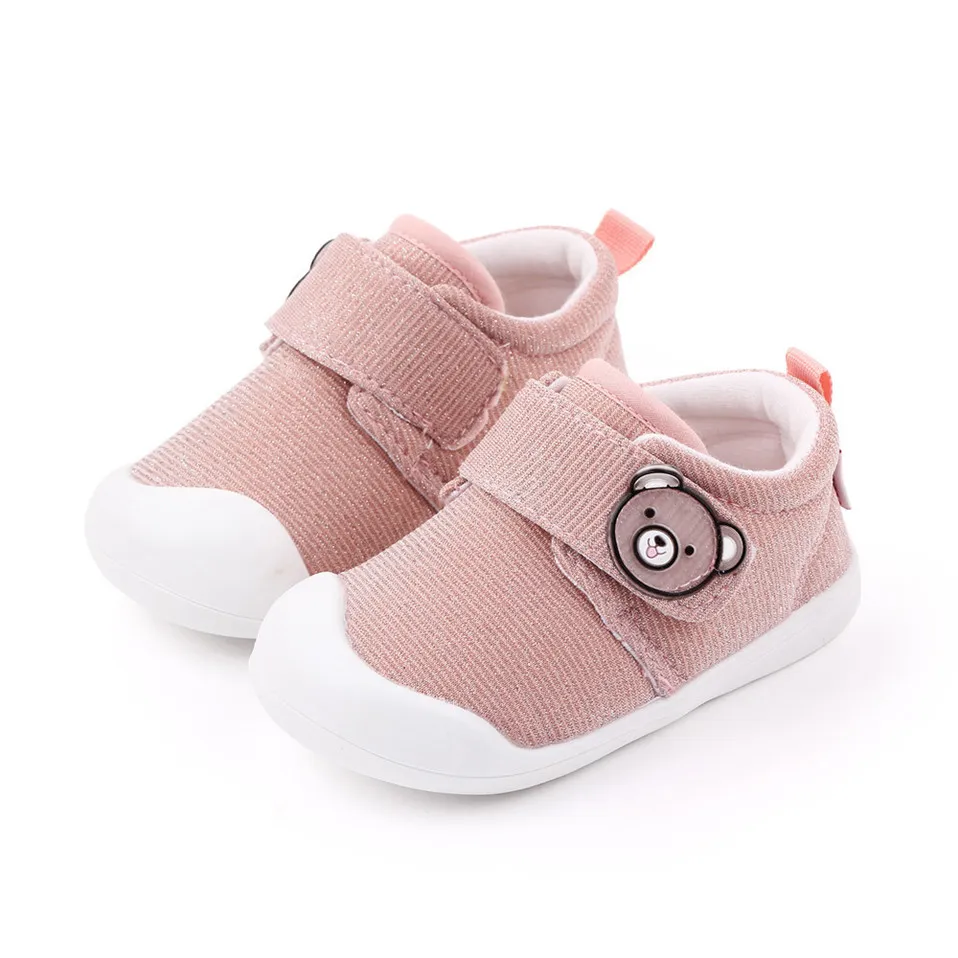Chaussures pour tout-petits pour bébés 2021 printemps filles garçons chaussures décontractées fond souple dessin animé antidérapant haute qualité bébé premiers marcheurs chaussures 210317