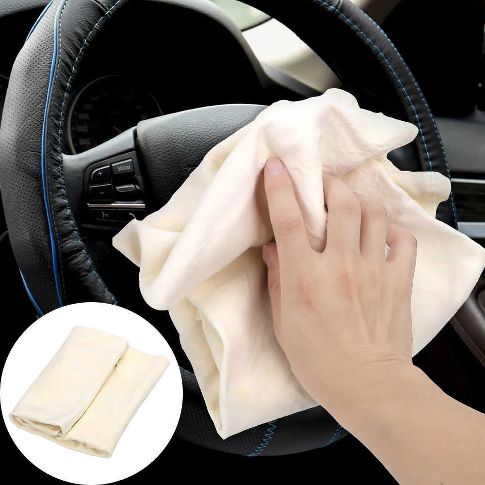Super Absorbent Car Washing Towels Natural Chamois Leather Quick Dry Towel for Auto Home Kitchen Furniture Glass Cleaning Cloth New Arrive Car