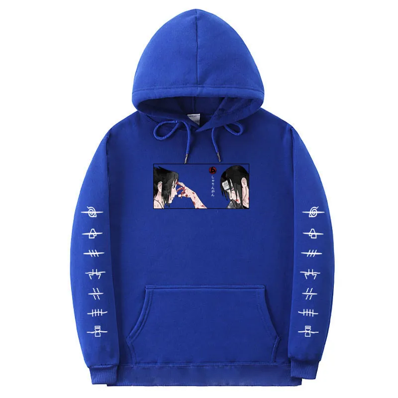 2021 hommes femmes Anime Uchiha Itachi Sasuke sweat à capuche décontracté automne hiver sweats mode une pièce sweats à capuche hommes vêtements 7620339