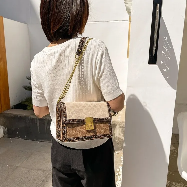 Leather Handbags Chain Bag Women Luxurys Fashion Designers shoulder Bags Female Clutch Classic High Quality Girl