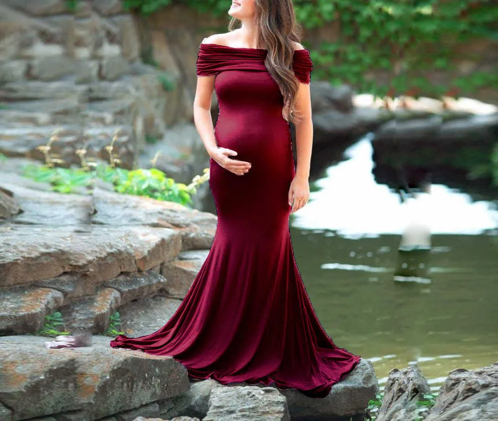 Umstandskleider für Fotoshooting, schwangere Frauen, Schwangerschaftskleid, Fotografie, Babyparty-Kleid für schwangere Frauen, Y0924