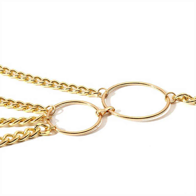 Tassel Gold Chain Belt for Women Dresses Designer Brand Luxury Punk Fringe Silver midjebälten Kvinnlig metall Gyllene klänning Belt G220301