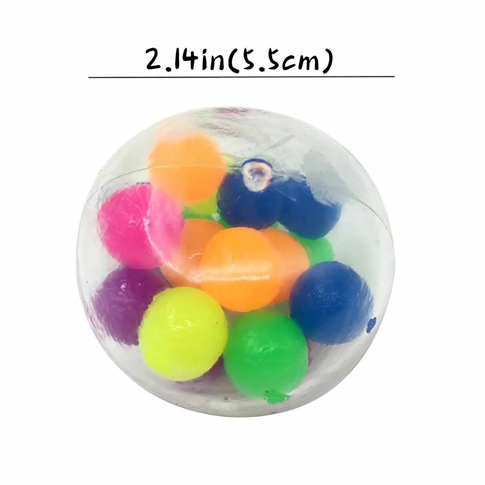 カラーセンサリーおもちゃオフィスストレスボール圧力ボールストレスリリース玩具（2ml）減圧指す玩具ストレスリリーフギフトDHL BS20