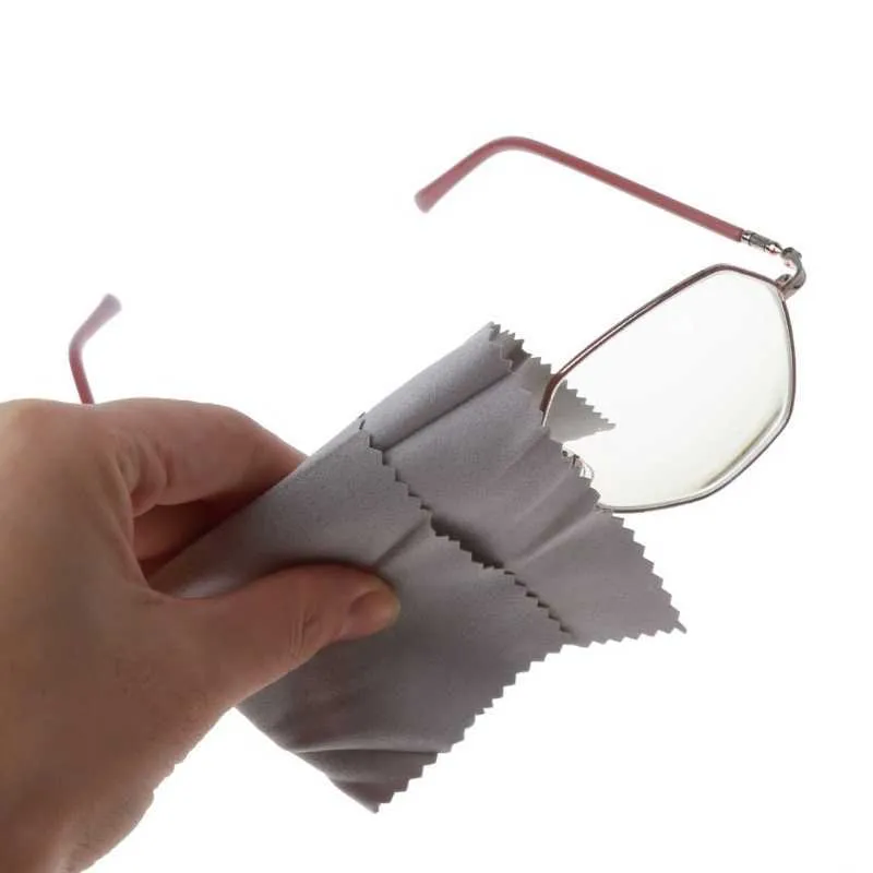 Clean Without Traces Anti-fog Glasses Cloth Lens for Eyewear Accessories Wholesale 210728