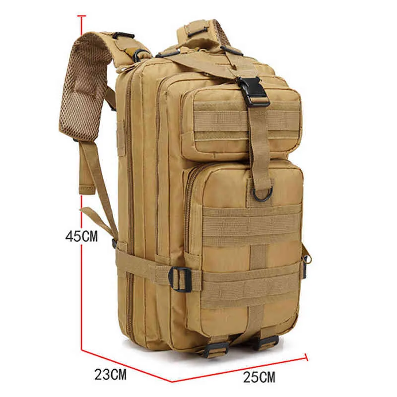 야외 등산 가방 다기능 3P 공격 배낭 위장의 전술 가방 남자의 승마 배낭 G220308