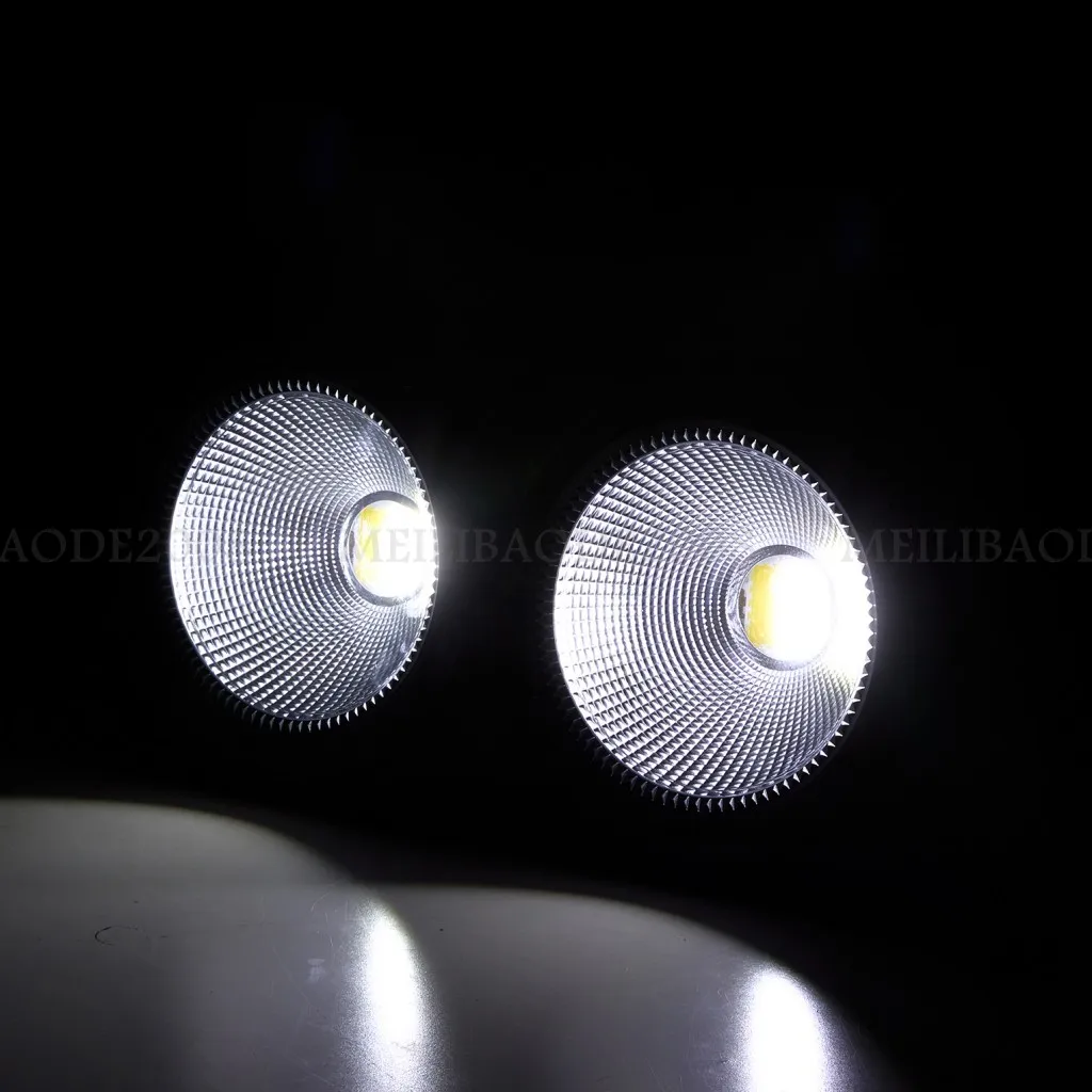 2 yeux 2x100w LED COB DMX Effet d'effet de scène Light Light Cool et White White DJ 200W