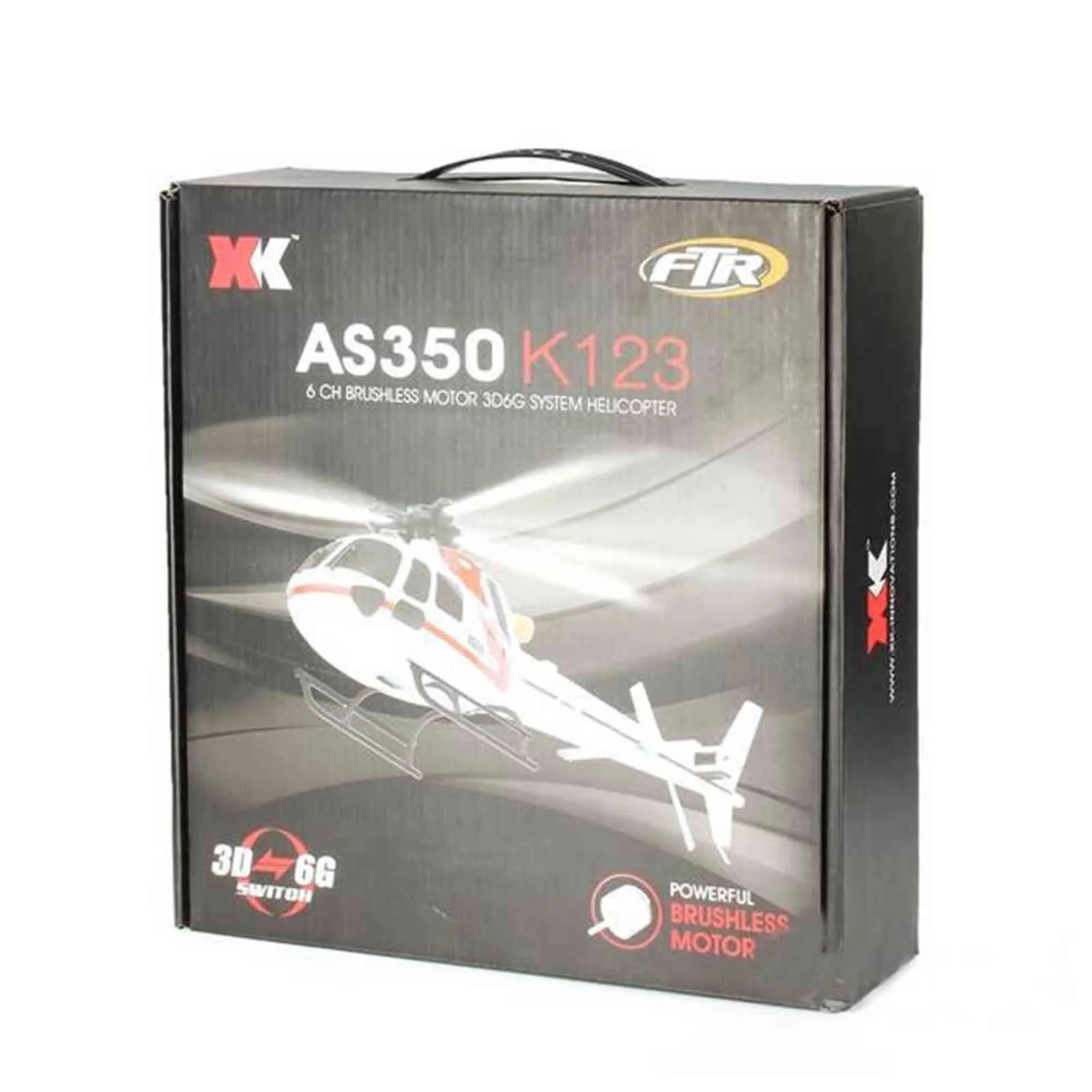 Mit 2 Batterien Original XK K123 6CH Bürstenlos AS350 Scale 3D6G System RC Hubschrauber RTF Upgrade WLtoys V931 Geschenk Spielzeug 2111307712605