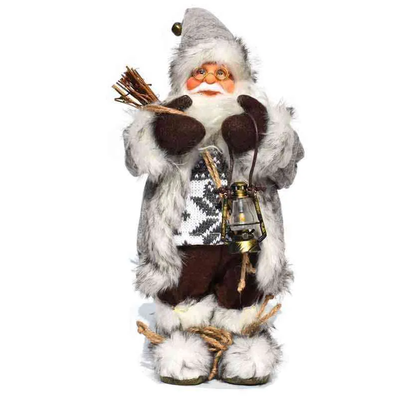 30cmサンタクロース人形クリスマスデコレーション年ギフトクリスマスツリー装飾クリエイティブぬいぐるみサンタクロースおもちゃの装飾品2022 211104