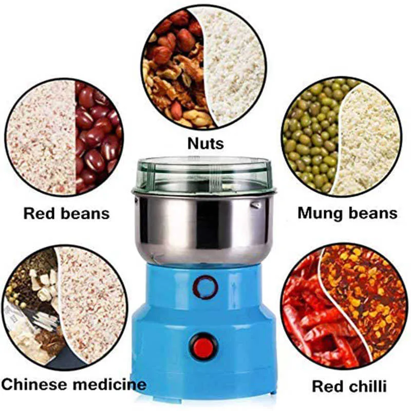 Walfos Mini Electric Food Chopper Processor Mixer Blender Pepper Carlic Приправа Кофемолка Extreme Скорость Шлифовальная Кухня 210611