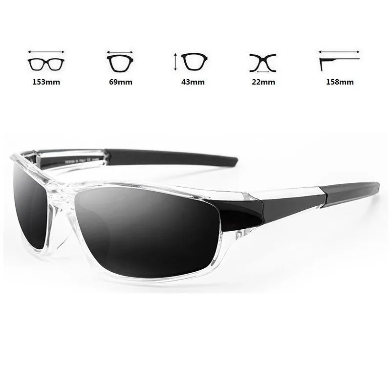 2021 neue Männer Frauen Sport Sonnenbrille Polarisierte Gläser Angeln Fahren Sonnenbrille Männlichen Vintage Fahrer Brillen Brille UV40240N