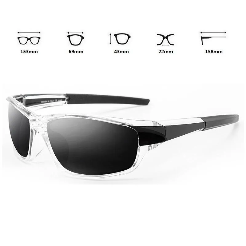 2021 Nya män kvinnor sport solglasögon polariserade glasfiske som kör solglasögon manliga vintage förarens glasögonglasögon UV40280E
