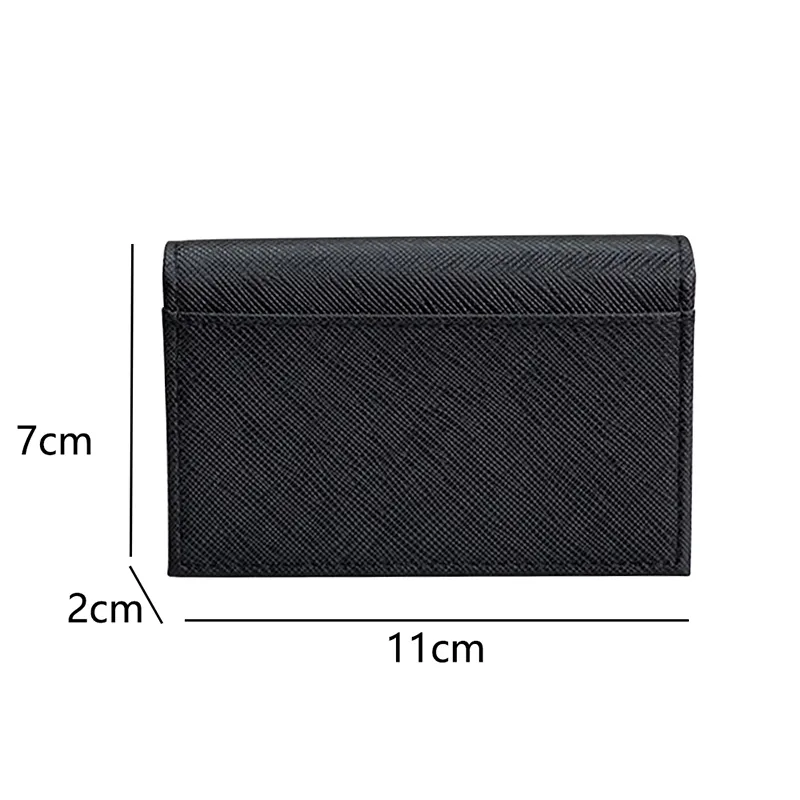 Woman Genuine Leather Coin Purse Business Card Case Cowhide Short Flap Men Designer Quality Wallet Pocket Edition 2MC122 Unisex261x
