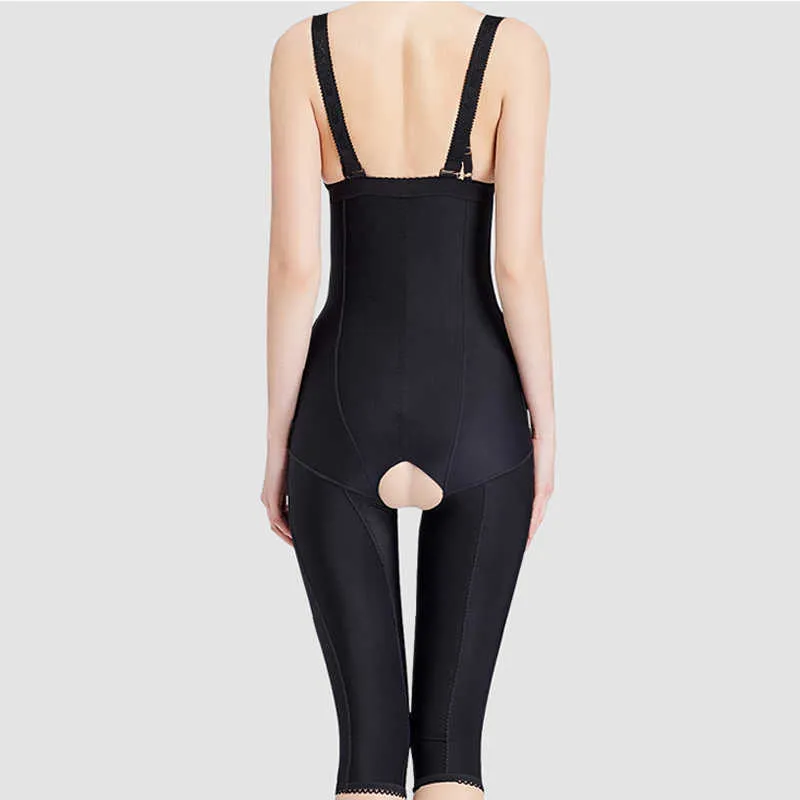 Yisheng bodysuit shapewear mulheres corpo shaper lipoaspiração pós cirurgia perder peso spahers