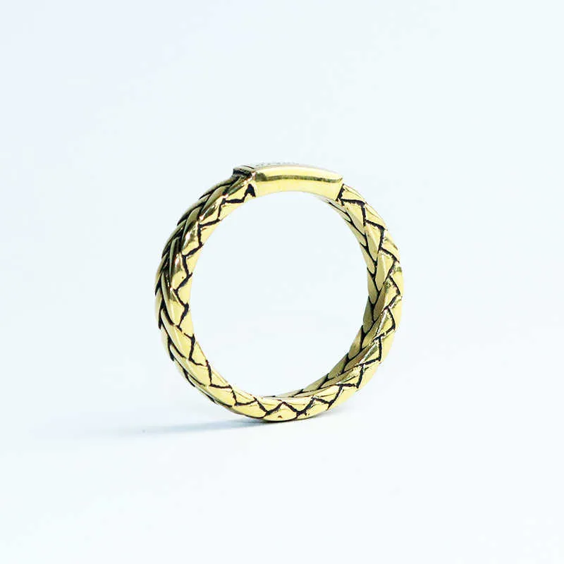 Boeddha vintage gouden ring fiets ringen voor vrouwen mode eenvoudige paar charmant liefhebbers luxe bruiloft v-coole sieraden VR167 x0715