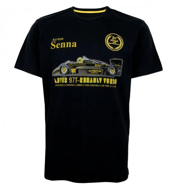 F1 Formula One Potorcycle Potorycle Polyester the Shirt Severived Severived Thirt 2013 Lotus Lotus Kimi Raikkonen Racing Suit Round Neck Tee 3277