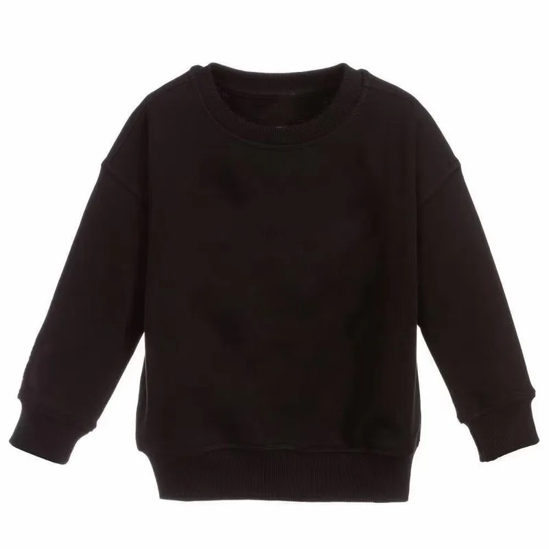 Enfants coton Sweatershirt garçons hauts pull bébé à manches longues barboteuse frère correspondant vêtements 220309