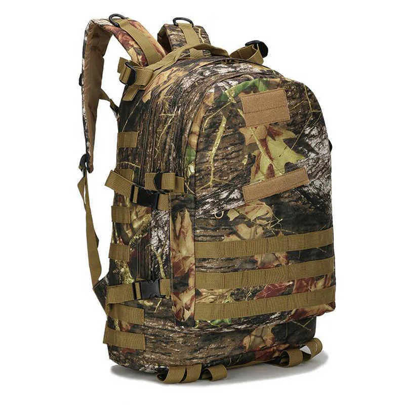 55L 3D Outdoor Sport Military Tactical Climbing Mountaineering Backpack Camping Hiking Trekking Canvas Camo Rucksack Travel Bag Y0721