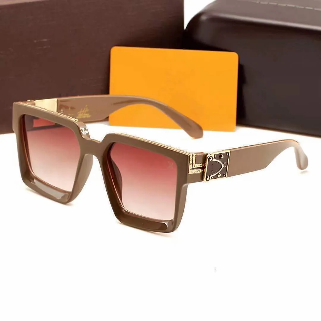 2021 Moda Klasik Marka Erkekler ve Kadın Açık Mekan UV UV400 Güneş Gözlüğü Sürüş Polarize Gözlükler Marka Hediyesi Box303c