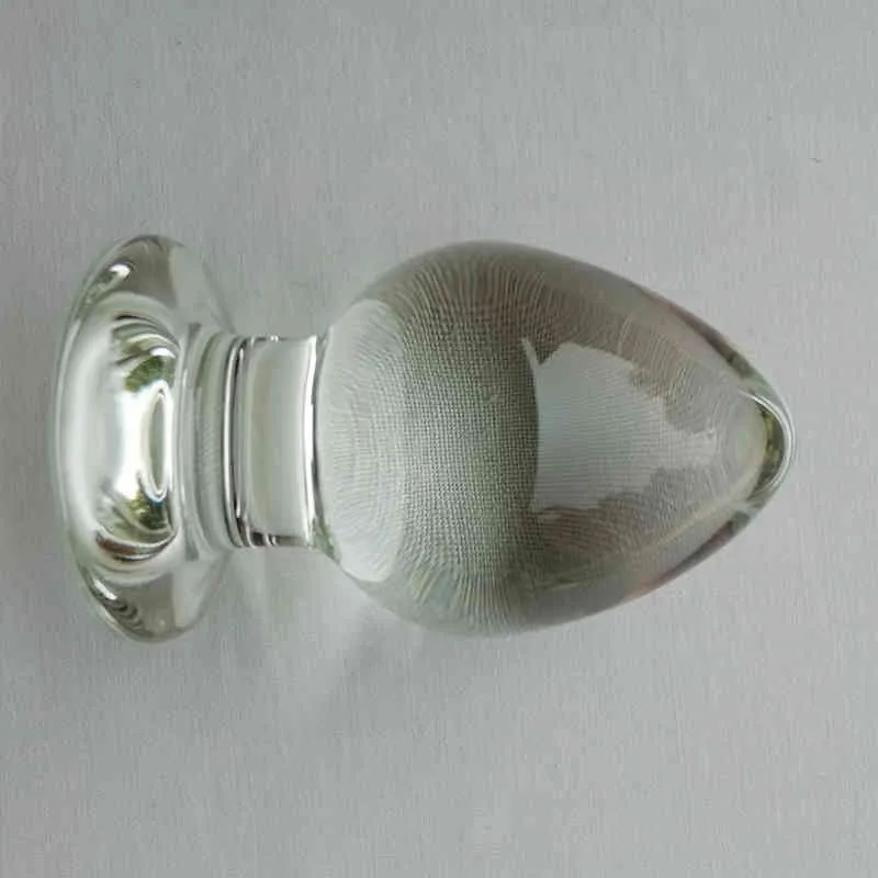 65 mm glas enorme kralen masseren grote buttplug stopper anale dildo's anus uitbreiding volwassen speelgoed erotische seksproducten6173412