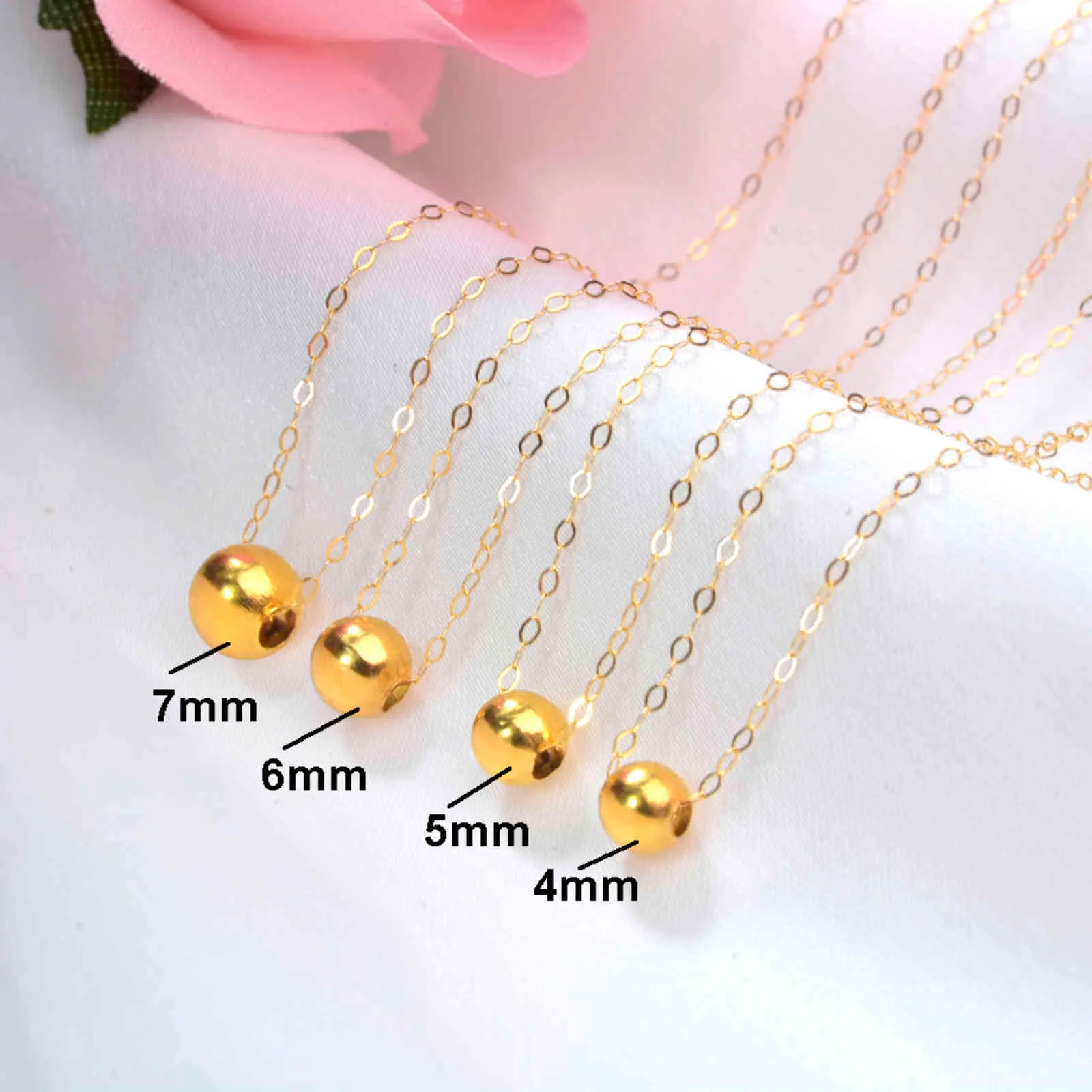 Nimf Real 18K Gold Hanger Chain Solid Gold Claws Pure AU750 Chain for Women Fine Jewelry Wedding Gift D508