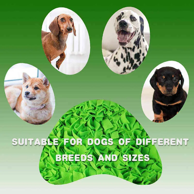 Benepaw Hunde-Puzzlespielzeug, Schnüffelmatte, umweltfreundlich, langlebig, langsam fressende Haustier-Trainingsunterlage, Schnüffeln für Welpen, fördert die Nahrungssuche 211111