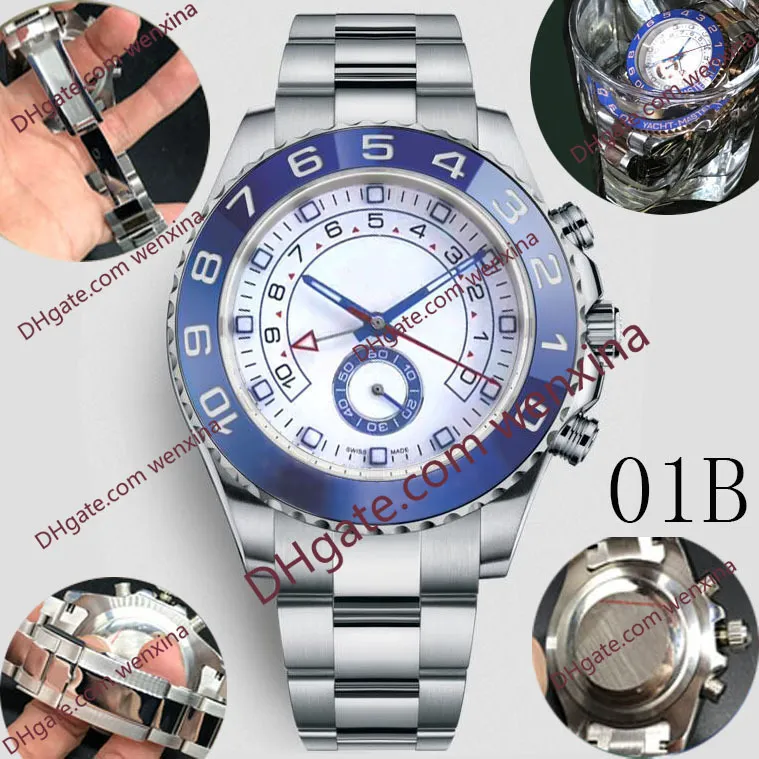 16 kleuren horloge van hoge kwaliteit 44 mm keramische rand Mechanisch automatisch 2813 roestvrij staal Horloges montre de luxe waterdicht Men287j