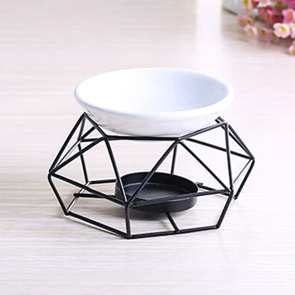 Stainless Steel Oil Burner Candle Aromatherapy Oil Burners Lamp Candle Candlestick Holder Home Yoga Room Decor Candle Holders Y0229666099