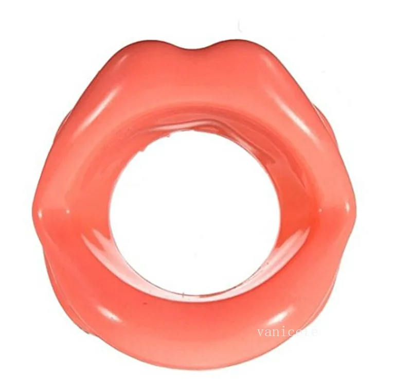 Favor de festa 3 cores Borracha de silicone Face Slimmer Exerciser Lip Trainer Oral Mouth Muscle Tightener Anti-Aging Wrinkle Massager Care T2I53016