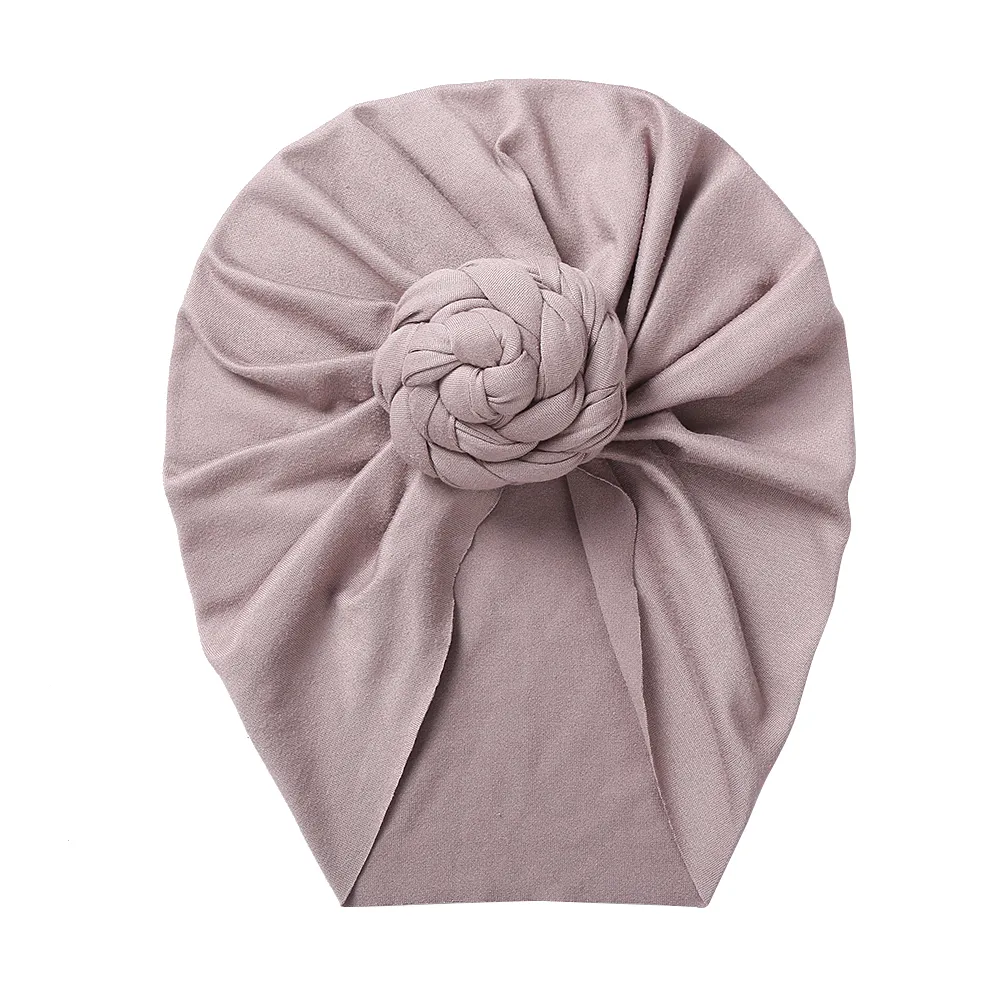 Chapeau de bébé tressé en coton solide pour enfants nouveau-nés, bonnets d'escargot, casquettes d'hiver et d'automne, Turban doux pour bébé garçon et fille, nouveau couvre-chef