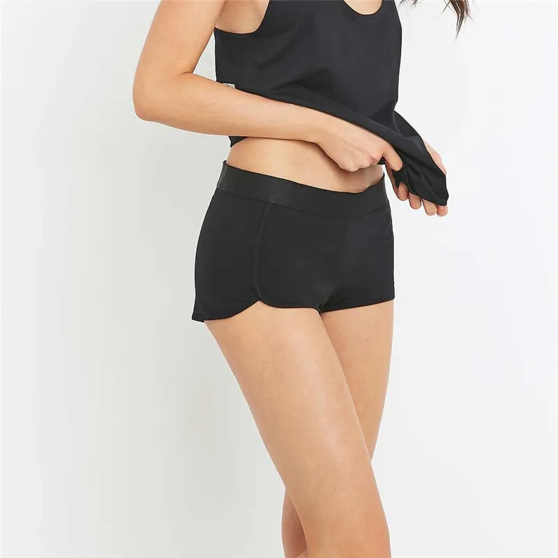 Varumärke snävt passande C2K 100% bomullsbotten kvinnlig sommar gymträning som kör super mini booty club casual shorts kvinnlig 210301