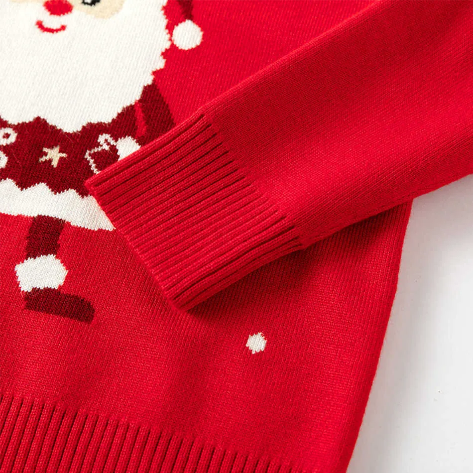 2021 Nuovo Autunno Inverno Delle Ragazze Del Ragazzo Caldo Maglioni A Maniche Lunghe Vestiti Dei Bambini Di Natale Del Fumetto di Babbo Natale Bambini Cappotto in Maglia Magliette E Camicette Y1024