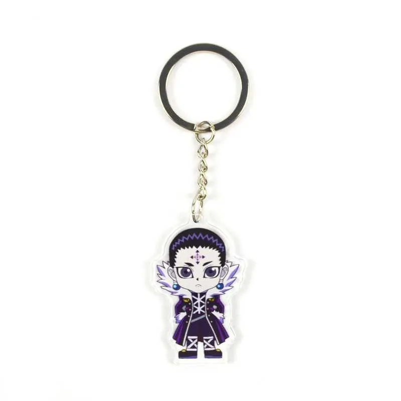 Hot Anime HUNTER X HUNTER Killua Irumi Hisoka Mignon Acrylique Figure Pendentif Porte-clés Porte-clés Collection Modèle Cosplay Jouet Cadeau G1019