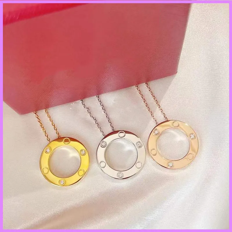 Women Wholesale Fashion Pendant Necklace S925 High Quality Necklaces Designer Jewelry Ladies For Gifts Party Chain Accessories D2112241F