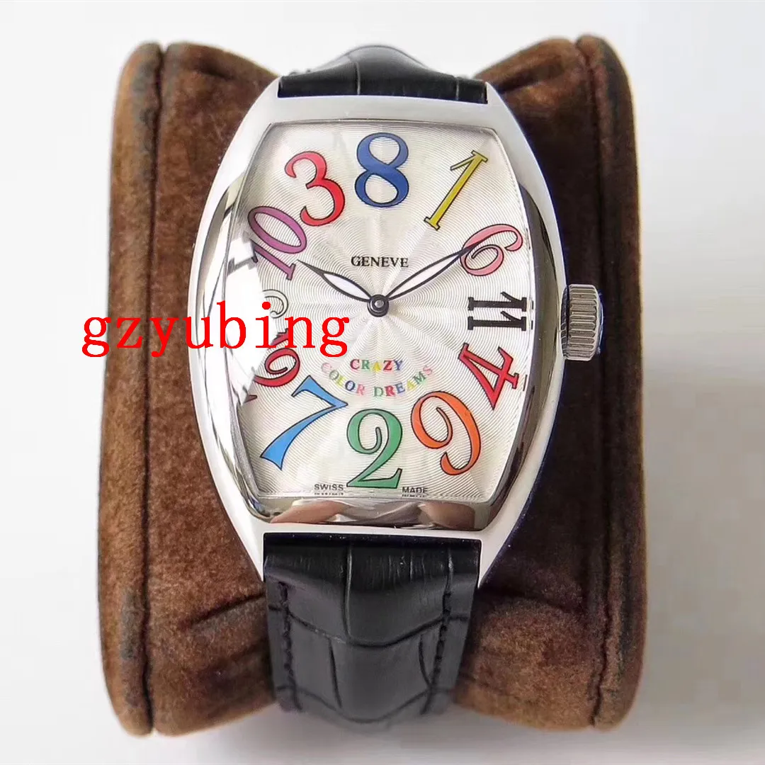 Качественные наручные часы CRAZY HOURS 8880 Механические автоматические часы из нержавеющей стали для мужчин, женщин, женщин, часы, наручные часы261A