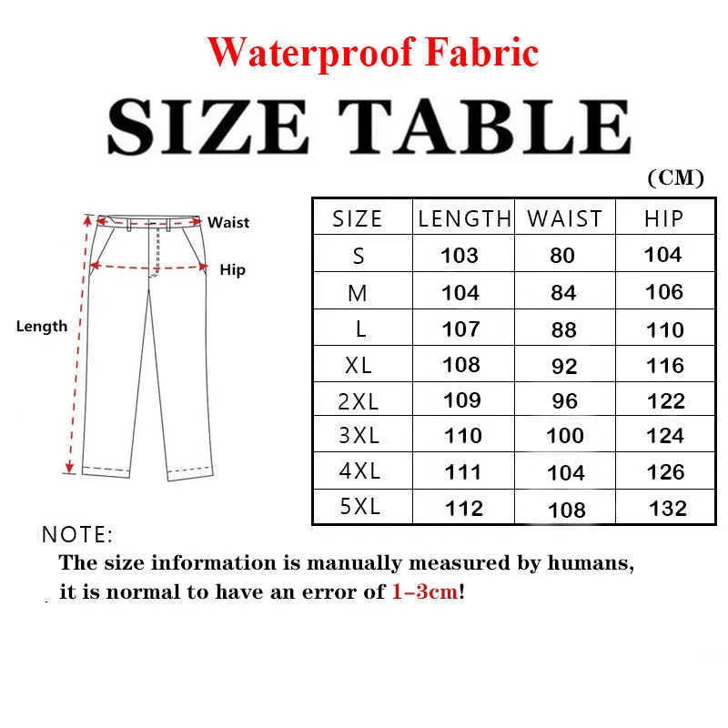 Plus Size 6XL Cargo Pants Men Multi Pocket Outdoor Tactical Sweatpants Military Army Waterproof Quick Dry Elastic Hiking Trouser 210702