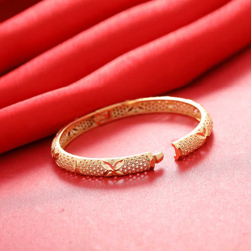 Lot Gold Bracelet 410 Baby Girls Child Dubai Circle Bangles Jewelry Arab Middle Eastern African Fashion Metal Bangle 2109182802715