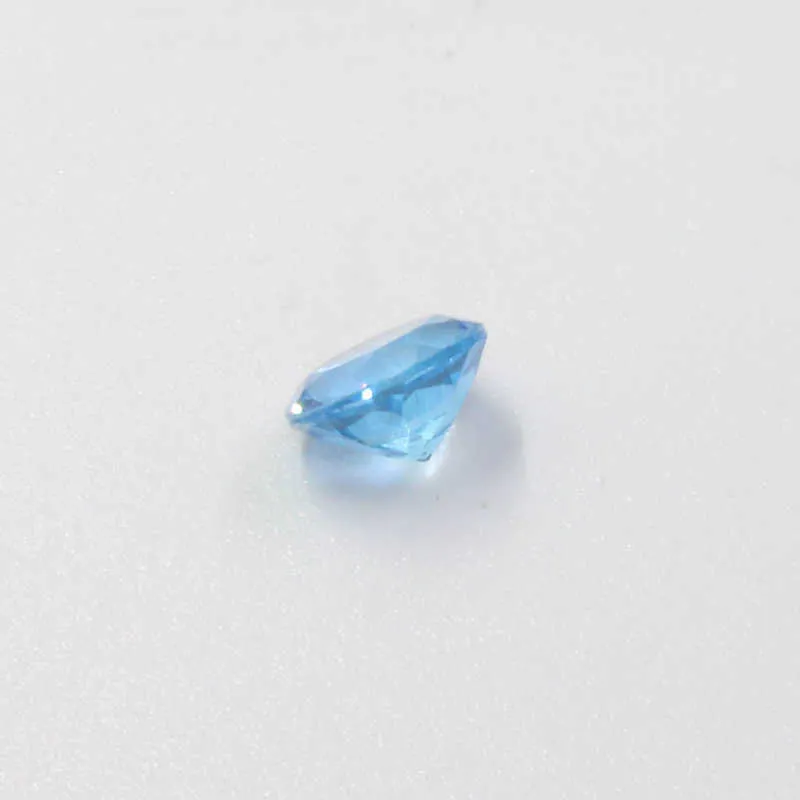 3 pezzi confezione topazio naturale pietra preziosa sciolta 4 mm topazio azzurro taglio rotondo gemma H1015