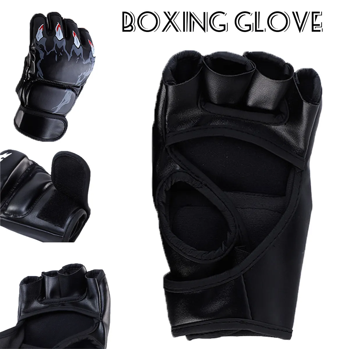 Luvas de boxe para homens mulheres chute pu karate muay guantes tailandeses mma sanda treinamento adultos kids kids kitching luva esporte casa ginásio taekwondo interno sparring