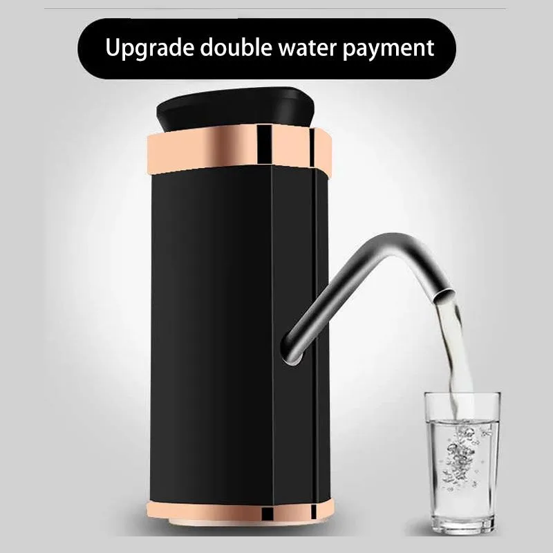 Elektrische fles emmer water dispenser pomp 5 gallon USB draadloos draagbaar automatisch pompen voor thuiskantoor drink water2621