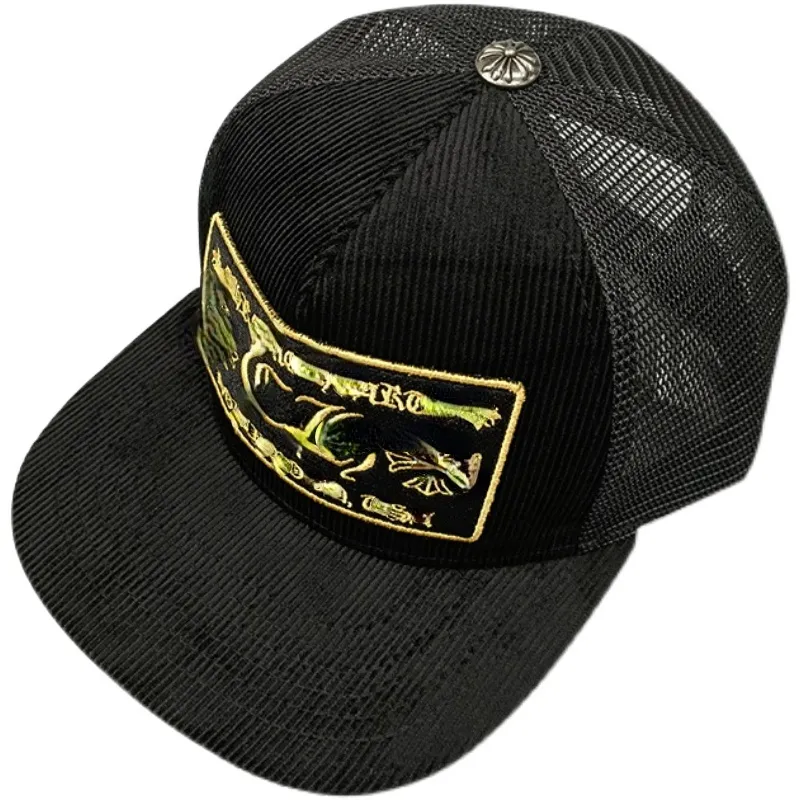 Latest Style Unisex Baseball Cap Women's Trend Flat Embroidery Hat Handsome Luxury Cap Men