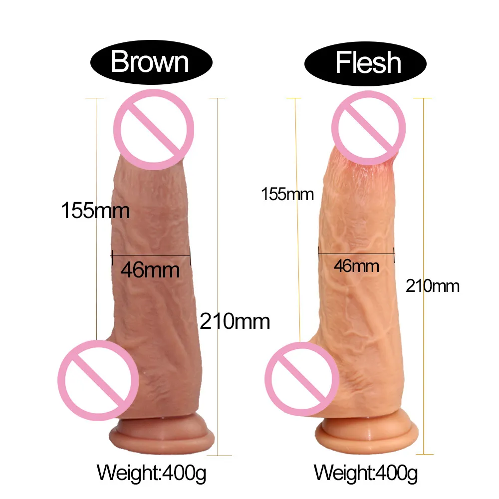 Nouveautés énorme gode en silicone doux réaliste pénis vagin g-spot stimulateur puissant bite sur ventouse jouets sexy pour femme