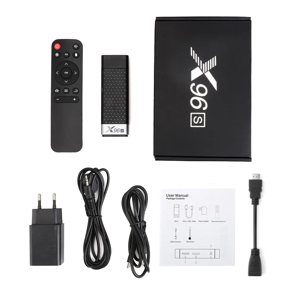 Vontar TV Box X96S X96 스틱 4K TV 스틱 미니 안드로이드 9 4GB 32GB AMLOGIC S905Y2 Quad Core Wi -Fi BT 1080p 4K TV Dongle876379
