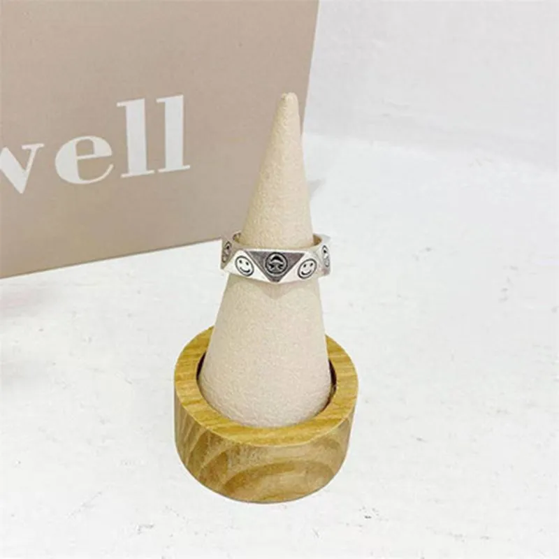 Bague réglable en argent sterling 925, bijoux de luxe personnalisés, ensembles de bijoux rétro pour femmes, pareja entier