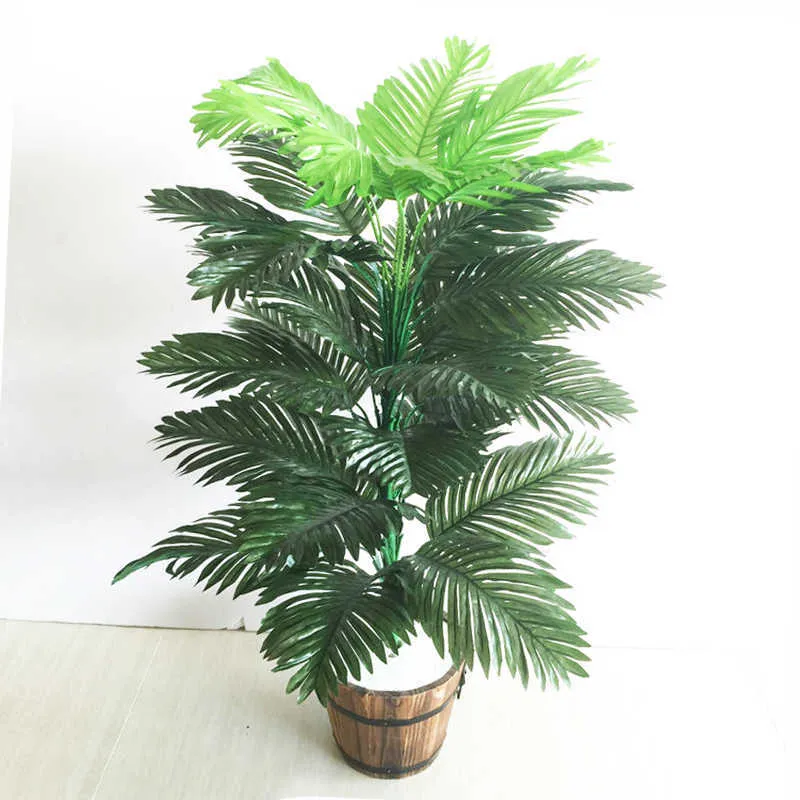 90 cm 39 Têtes Plantes Tropicales Grand Palmier Artificiel Faux Monstera Feuilles De Palmier En Soie Faux Feuilles De Plantes Pour La Maison Jardin Décor 210624