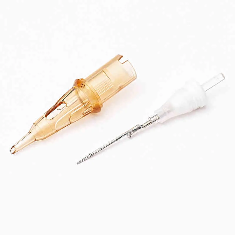 EZ V-Select Tattoo Cartridge Needles # 10 Bugpin 0.30mm Round Liner Engång Sterile Supplies 20 st / låda 211229